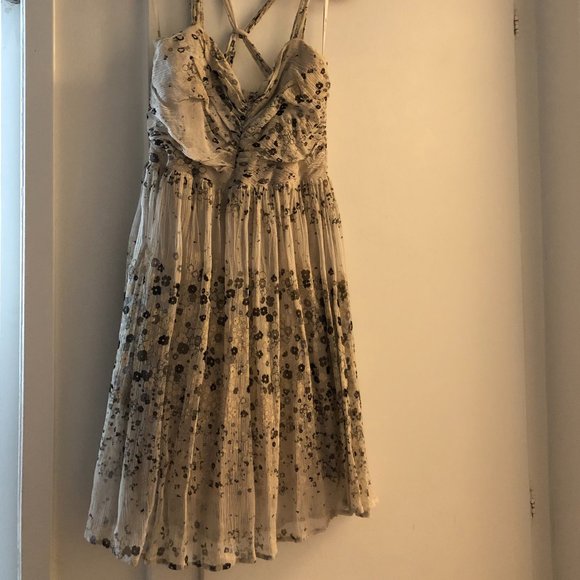 Silk Ruched SunDress - Picture 2 of 4